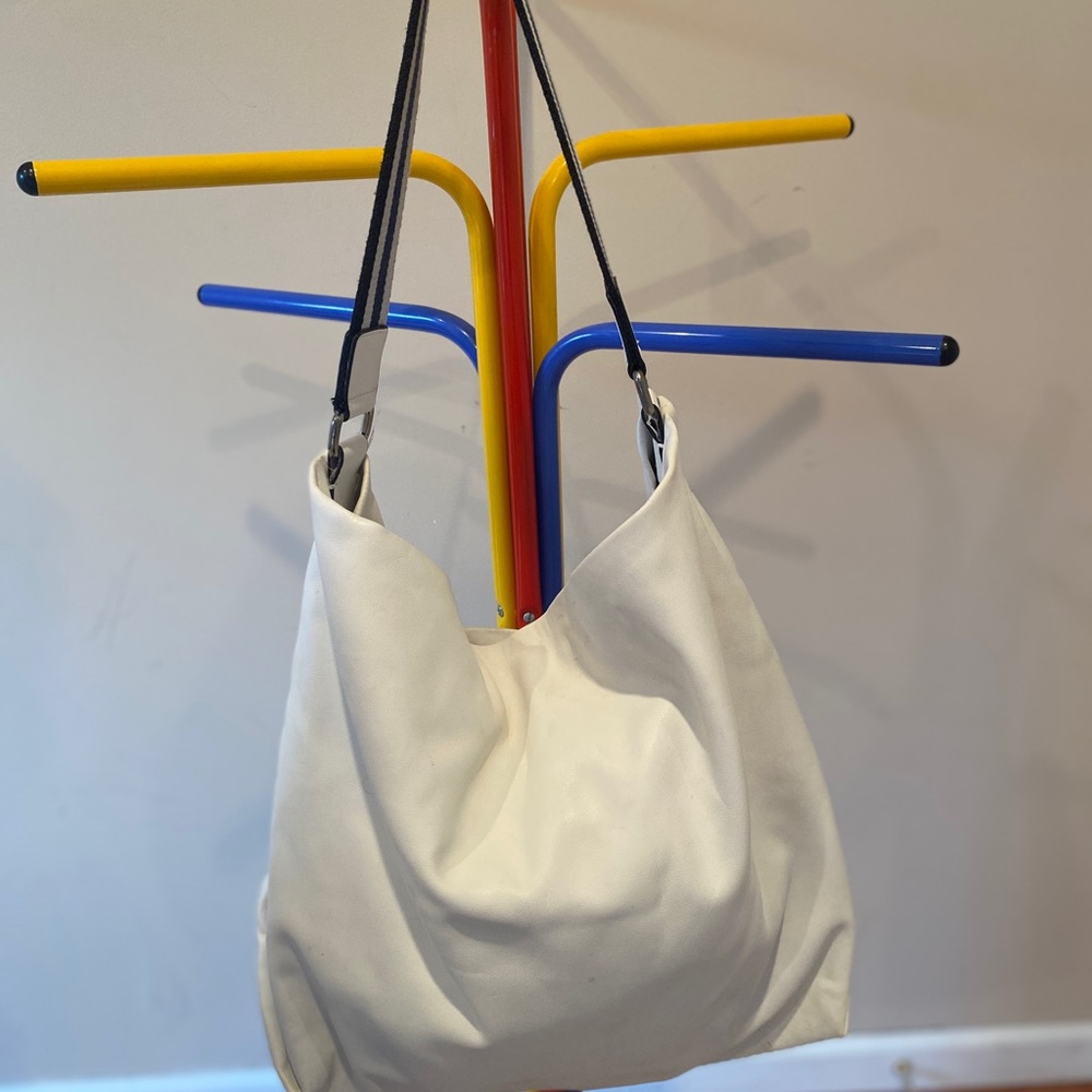 Zara satchel with snap closure